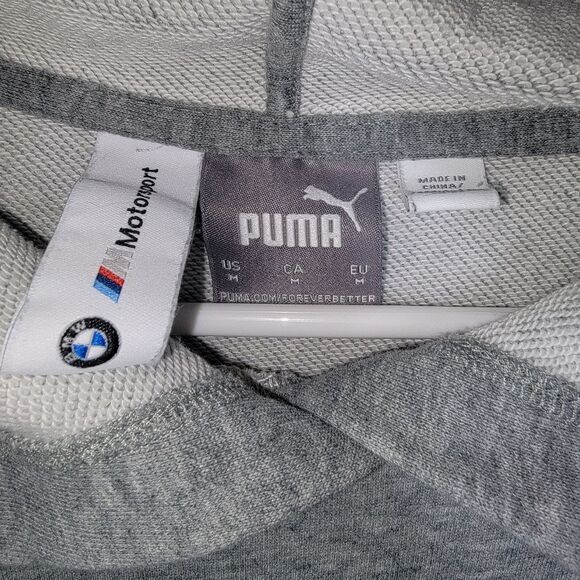 PUMA Mens BMW Motosport Street Hoodie Sweatshirt size Medium - Picture 7 of 9